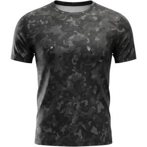 Ideology Mens XL RapiDry Performance Tee Deep Black Camo Shirt 100130330MN NEW